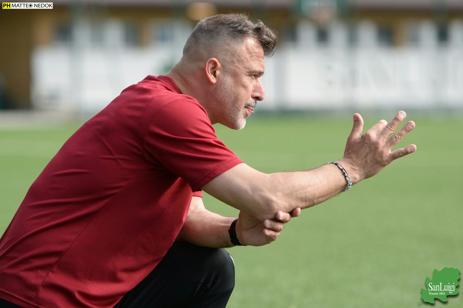 L'allenatore Luigino Sandrin